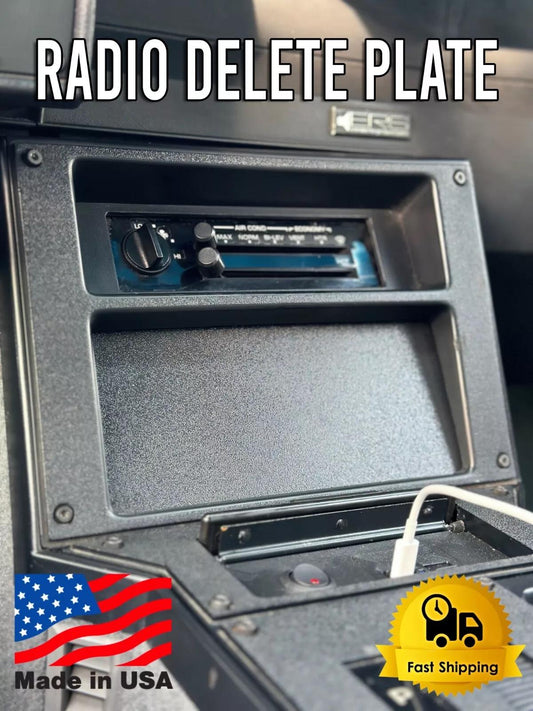 82–92 Camaro Radio Delete Plate