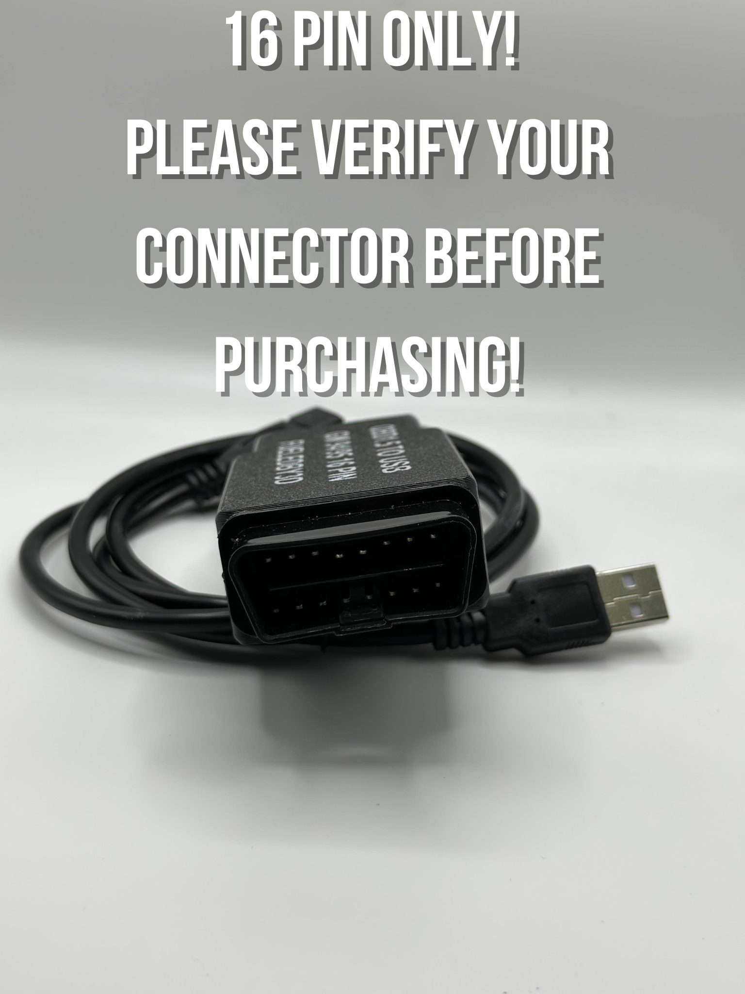 1994 1995 GM LT1 16 pin ALDL to USB tuning cable