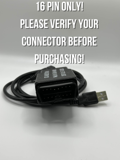 1994 1995 GM LT1 16 pin ALDL to USB tuning cable