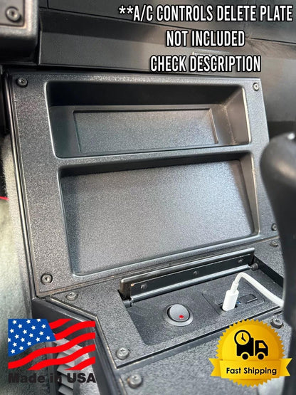 82–92 Camaro Radio Delete Plate